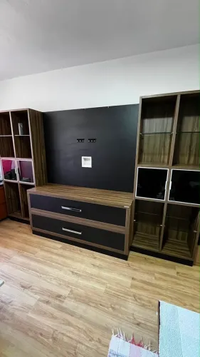 Rack com estante e nichos