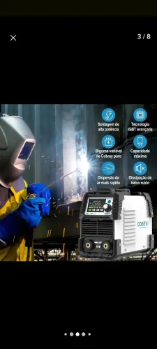 Inversora de solda 200A Bivolt 