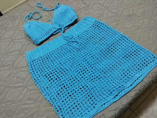 Lindas peças de crochê feitas artesanalmente.