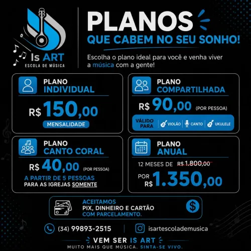 Aulas de Violão Canto Ukulele
