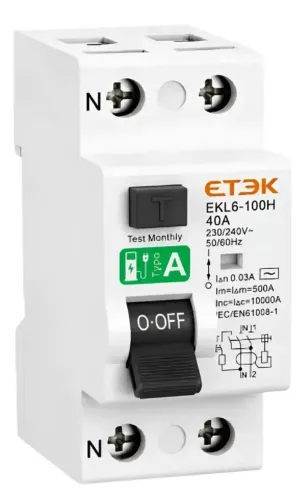 Interruptor Dr 2p 40a Etek