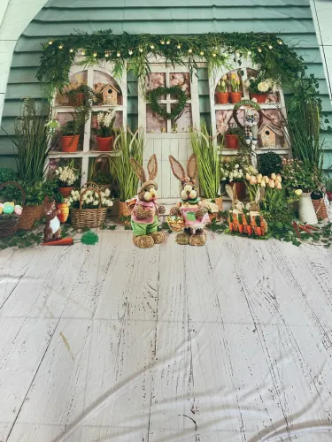 Painel fotográfico de Páscoa