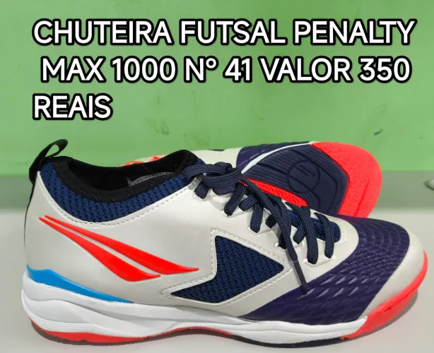 Chuteira futsal e society 