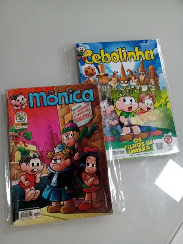2 Gibis turma da Mônica edições Umbra e As meninas do bairro Pitangueiras