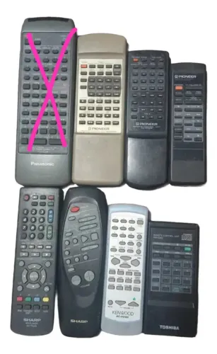 Controle Remoto Pionner Panasonic Sharp Kenhood Toshiba #f