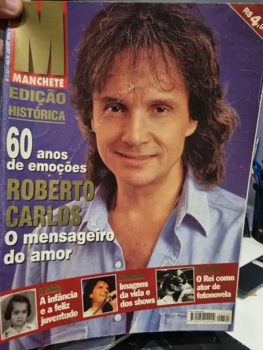 Revista Manchete Edição História Roberto Carlos 2001
