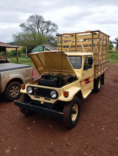 Toyota Band.Picape Chassi Longo Diesel 1981