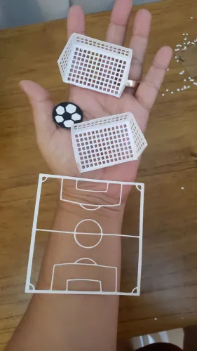 Topo de bolo futebol