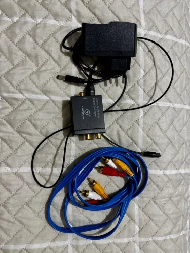 Kit Conversor Óptico Áudio Digital Para Analógico