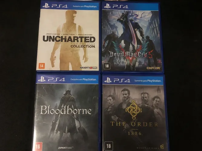Jogos PS4 4 por 200
