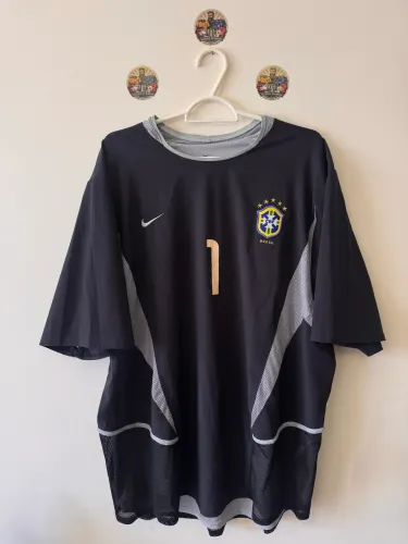 Camisa Seleção Brasileira 2002/2003 - Goleiro / Modelo Jogador