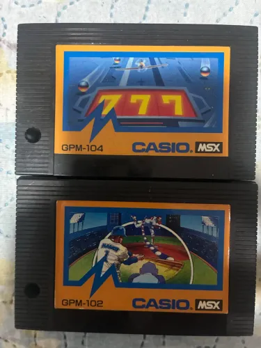 Cartuchos Originais Casio MSX - GPM-102 e GPM-104 - Funcionando