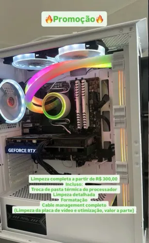 Montagem/limpeza de pc e notebook