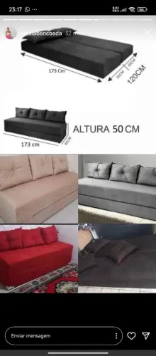 Sofá cama disponível pra encomenda 