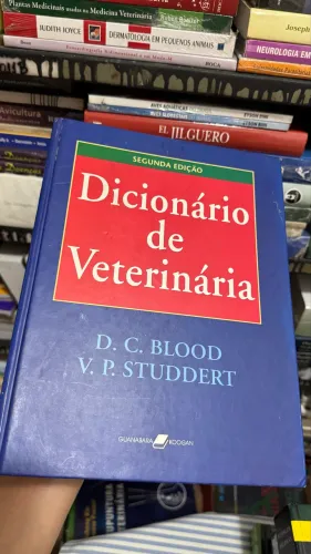 livro Dicionário de Veterinária D. C. BLOOD V. P. STUDDERT