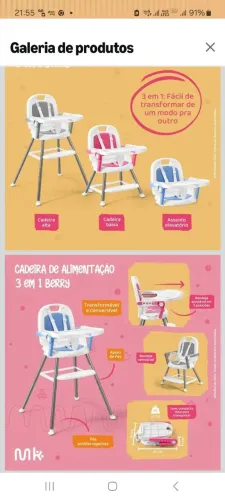 Cadeira de alimentação