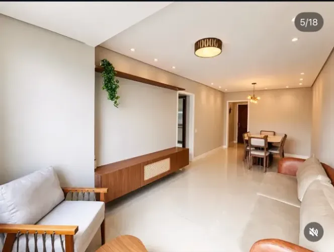 Apartamento 77 metros, 2 qtos Campo Grande/Santos - Vista Livre e Porteira Fechada