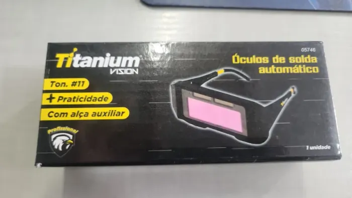 OCULOS SOLDA AUTOMATICO VISION TON.11 C/ALÇA 05746 TITANIUM