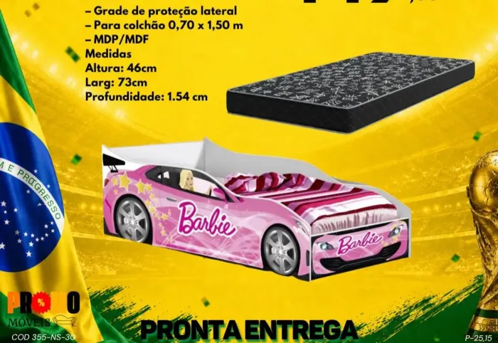 CAMA CARRO INFANTIL