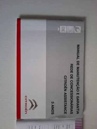 Manual  de revisão  Citroën 