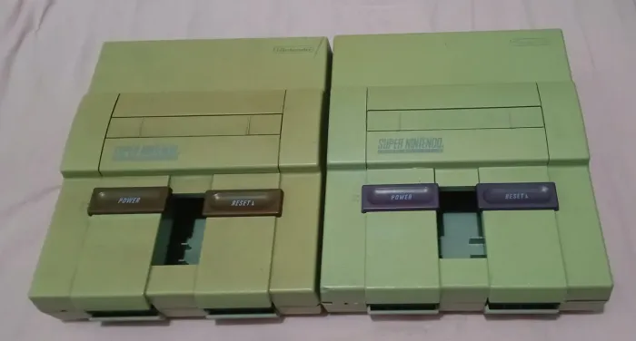 2 carcaças de super nintendo Fat originais