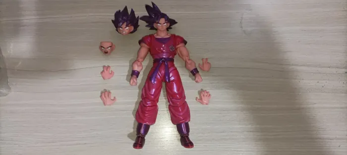 S.H.Figuarts Son Goku Kaio- Ken - Bandai Original ( Completo na Caixa)