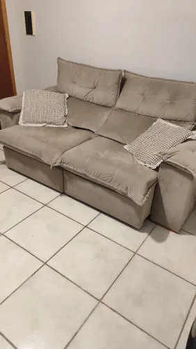 Sofá 2,00m retrátil e reclinável