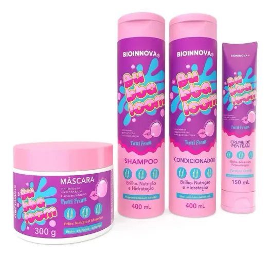 Kit Capilar Bubbaloom Tutti-frutti