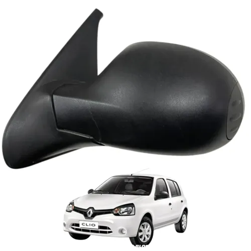 Retrovisor Manual Lado Esquerdo Renault Clio 2013 2014 2015