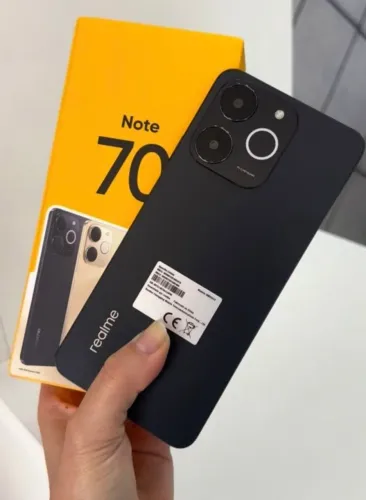 Note 70 - Lançamento Preto - Realme - Novo Lacrado GLOBAL Últimas peças 128/4