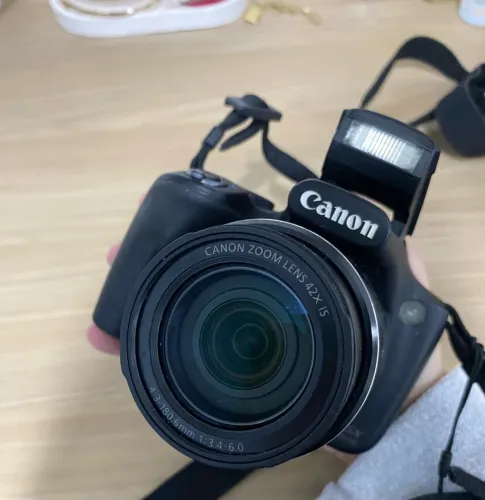Câmera Canon PowerShot SX520 HS Preta ? | Estilo G7X