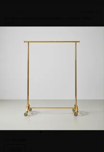 VENDO NO PRECINHO - Cabideiro Arara Expotopbras Metal Cromado 150cm Altura