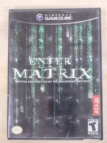 Enter the Matrix disco original seminovo de game cube