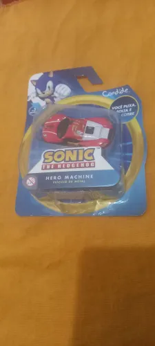 Carrinho do sonic raridade novo lacrado