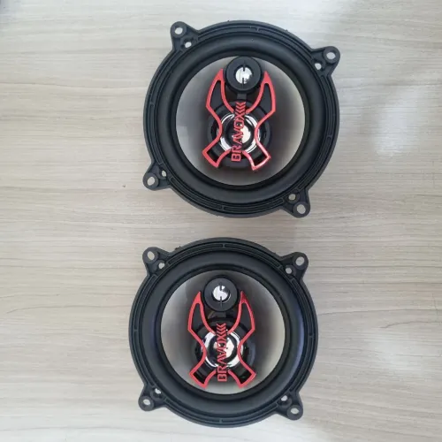 Par Alto Falante Bravox B3X50X 5 Pol 100W RMS Triaxial - Novinho
