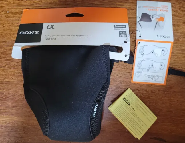 Case original Sony para câmeras Alpha E- Mount, modelo : LCS- EMH