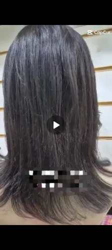 Peruca de cabelo humano natural