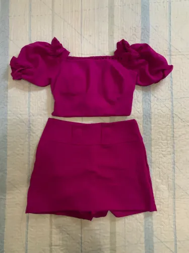 CONJUNTO FEMININO EM LINHO - G