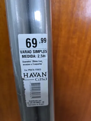 Varão Simples (2,5m)