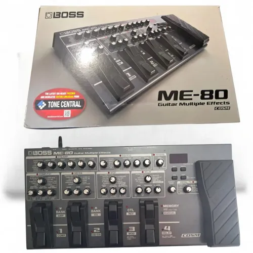 Pedaleira BOSS ME-80 + Fonte Original