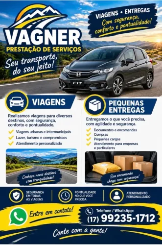 Viagens e entregas