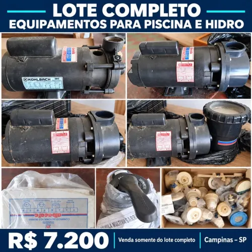 Bombas e equipamentos para Piscina/hidromassagem 