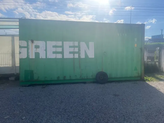 Container cortado ao meio melhor preço duas unidades disponíveis 