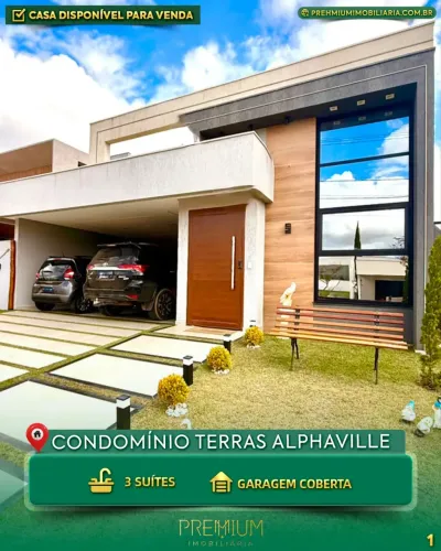 CASA NO ALPHAVILLE, 250 m² com 3/4 em Universidade - Vitória da Conquista - BA