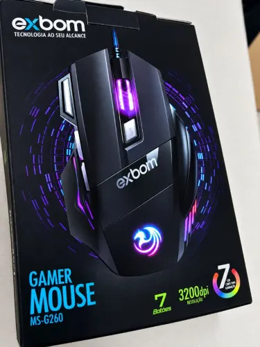 Mouse gamer RGB Novo Lacrado