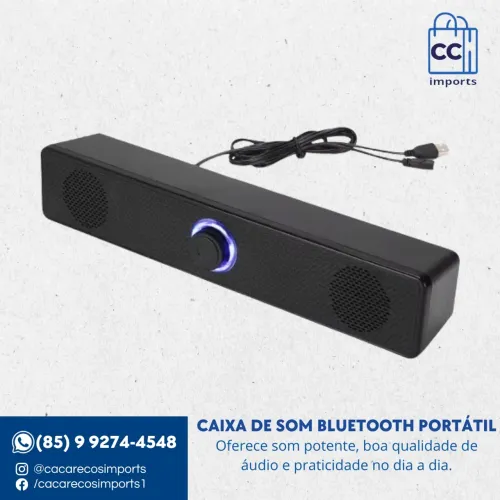 Caixa de Som Bluetooth Porta?til