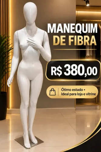 Manequim de fibra 