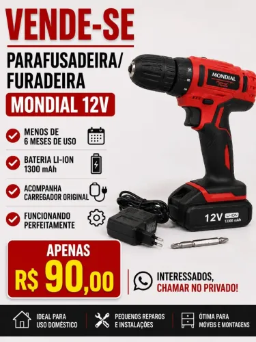 VENDO FURADEIRA E PARAFUSADEIRA