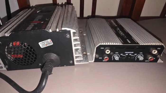 Fonte automotiva 60 amo e módulo 400x4