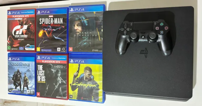 PlayStation 4 Slim 1TB + Jogos